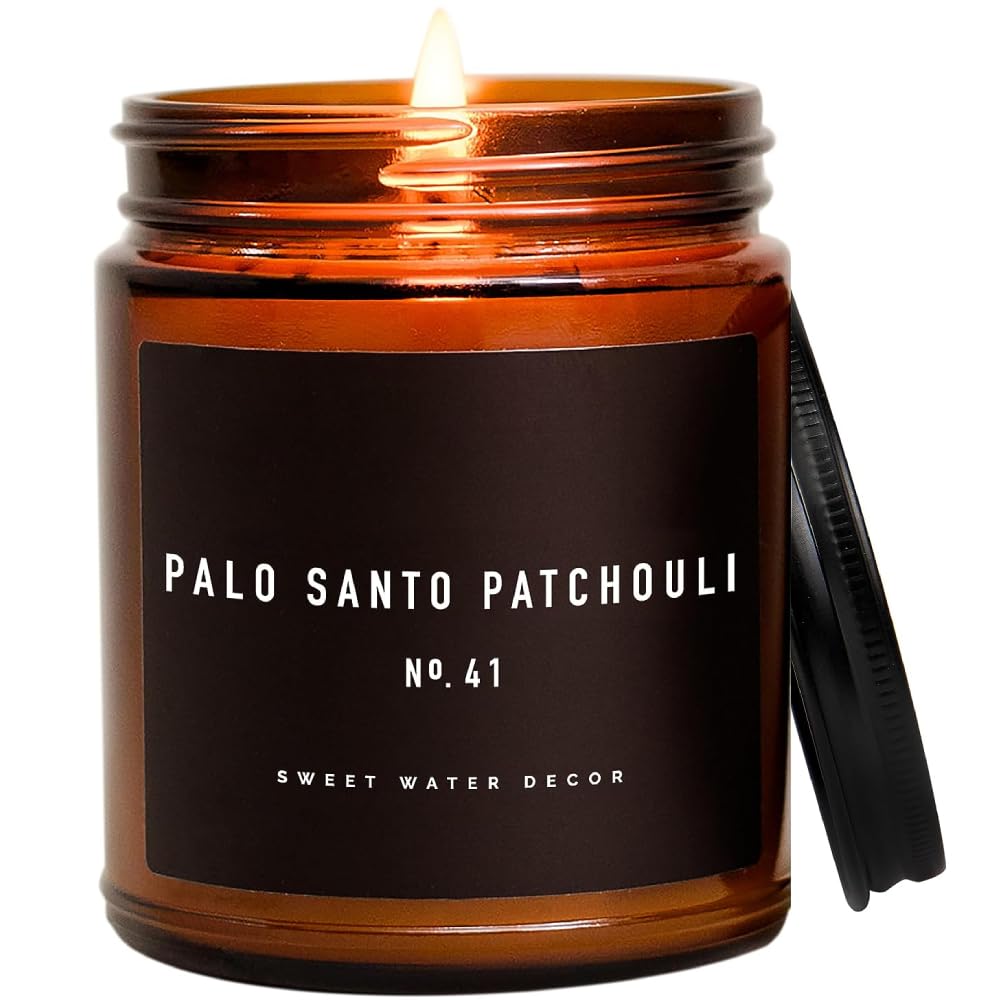 Sweet Water Decor Palo Santo Patchouli Candle - Vanilla