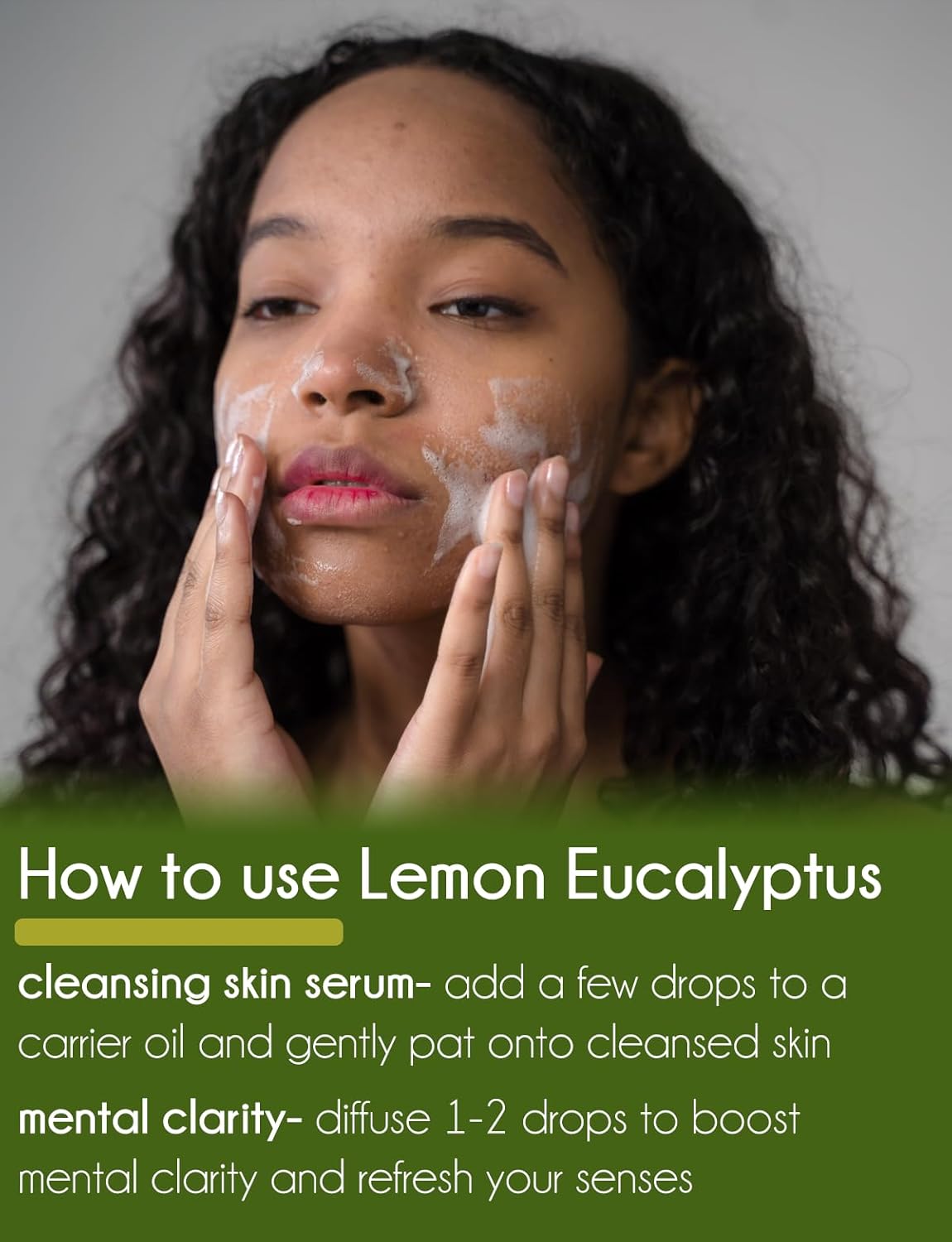 GreenHealth Lemon Eucalyptus Essential Oil – 8 fl oz (237 ml) Aluminum Bottle w/Plug Cap – 100% Pure, Natural Aromatherapy Oil for Diffusers, Candles, DIY & Home Refreshing
