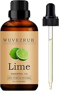Lime Essential Oils, 30ML Pure and Natural Essential Oil for Aromatherapy Diffuser - Lime /1 Fl Oz