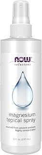 NOW Foods Solutions, Magnesium Topical Spray, from the Ancient Seabed, Highly Concentrated, 8 Fl Oz (Pack of 1)