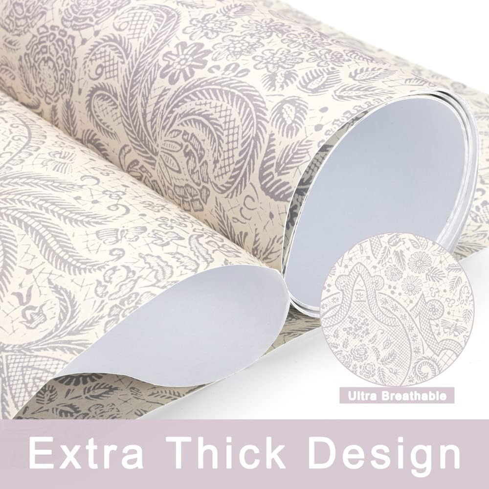 NEOVIVA 6 Sheets Drawer Liners for Dresser Non-Adhesive Lavender Scented Drawer Liners Non Slip Drawer Liner for Home Closet, Shelves, Cabinet, Kitchen and Dresser Drawers (Lavender)