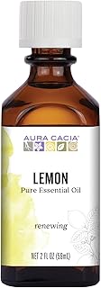 Aura Cacia Essential Oil, Renewing Lemon, 2 Fluid Ounce