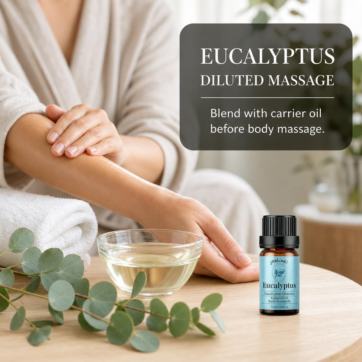yethious Eucalyptus Essential Oil for Diffuser
