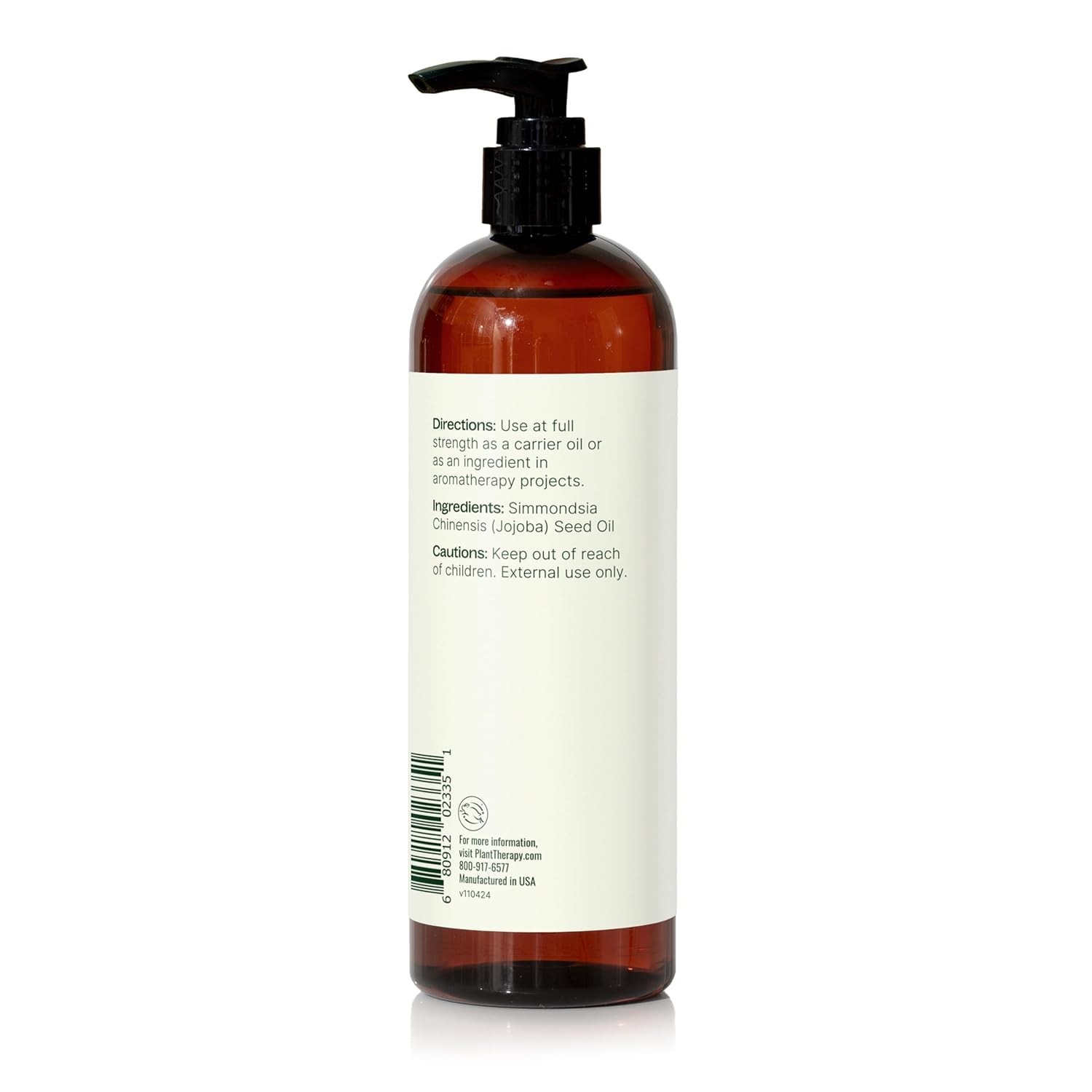 Plant Therapy Jojoba Golden Carrier Oil 16 oz 100% Pure, Cold-Pressed, Natural and GMO-Free Moisturizer and Carrier Oil for Essential Oils