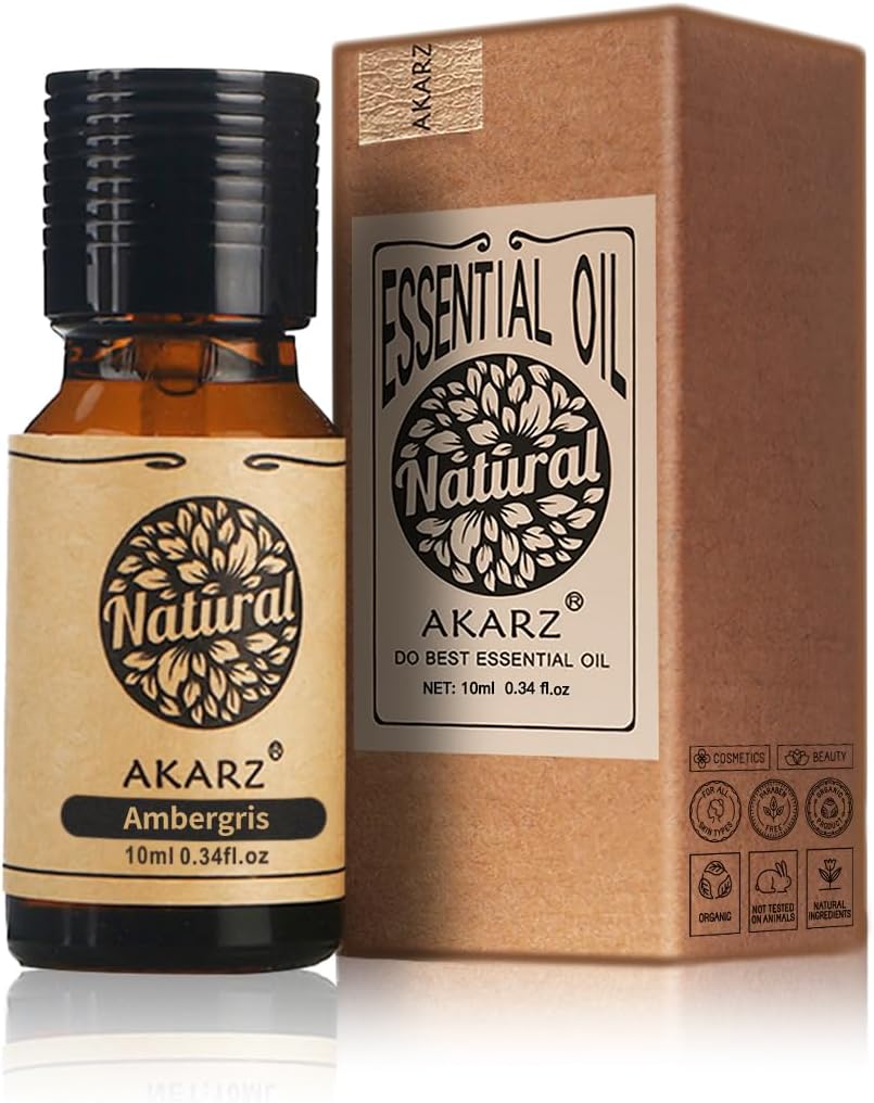 AKARZ Ambergris Essential Oil Natural Organic Pure Oil