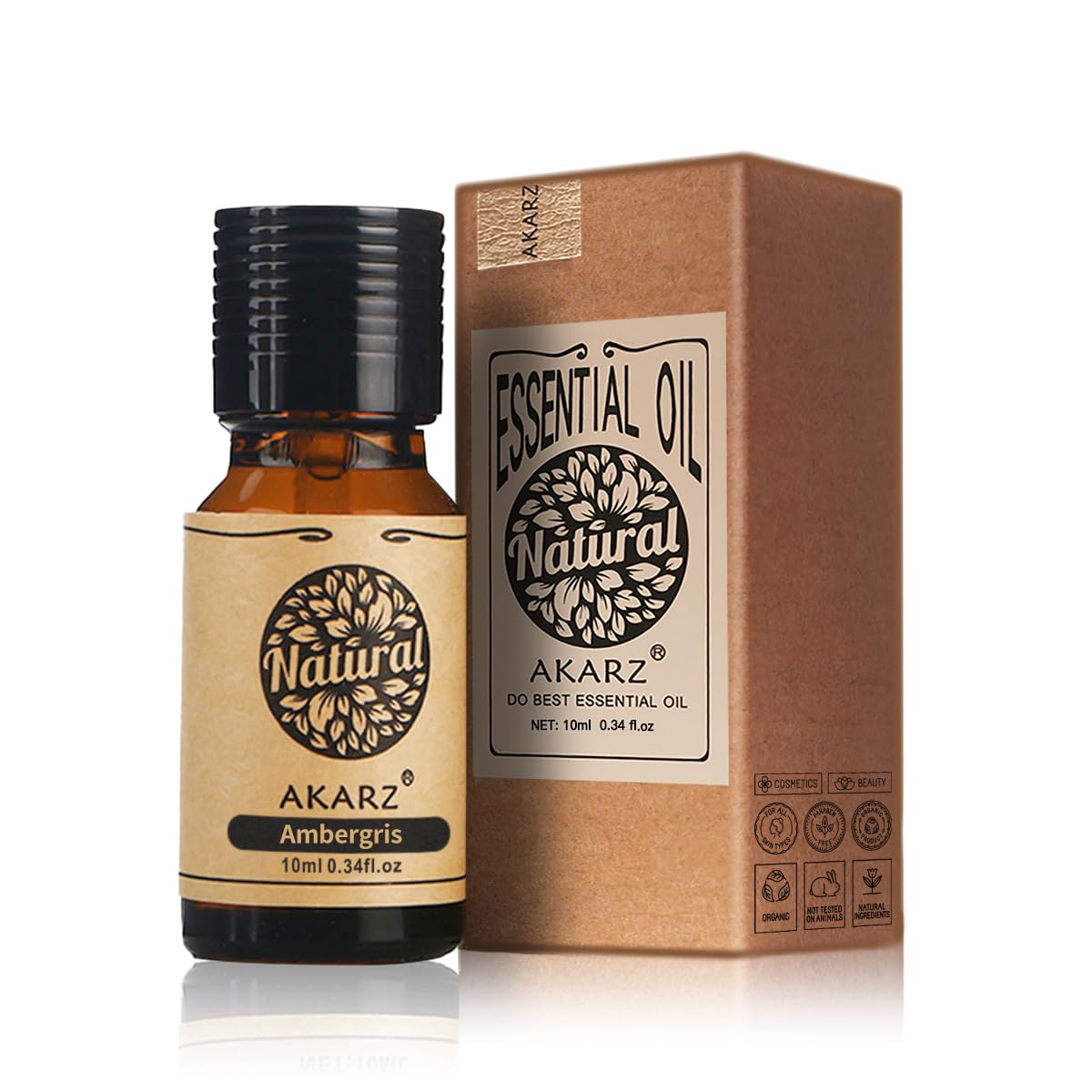 AKARZ Ambergris Essential Oil Natural Organic Pure Oil