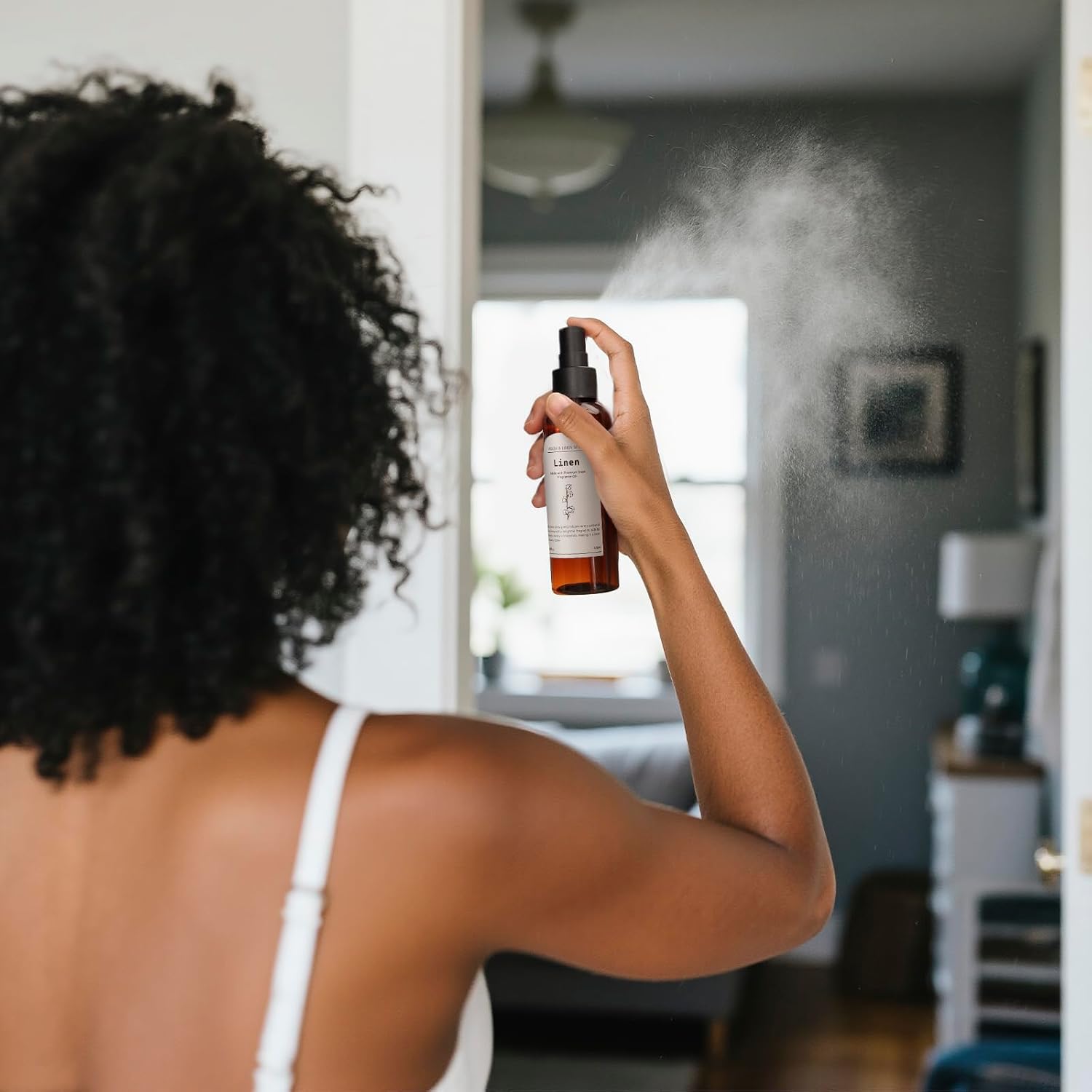 Linen Room Spray, Home Fragrance Concentrated Room Spray, Long Lasting Air Fresheners for Home, Room Air Freshener Spray, Odor Eliminator, 8.12 fl oz