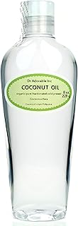 Dr Adorable - 8 oz - Fractionated Coconut Oil - 100% Pure Natural Organic Skin Lip Body & Hair Oil Moisturizer & Softener