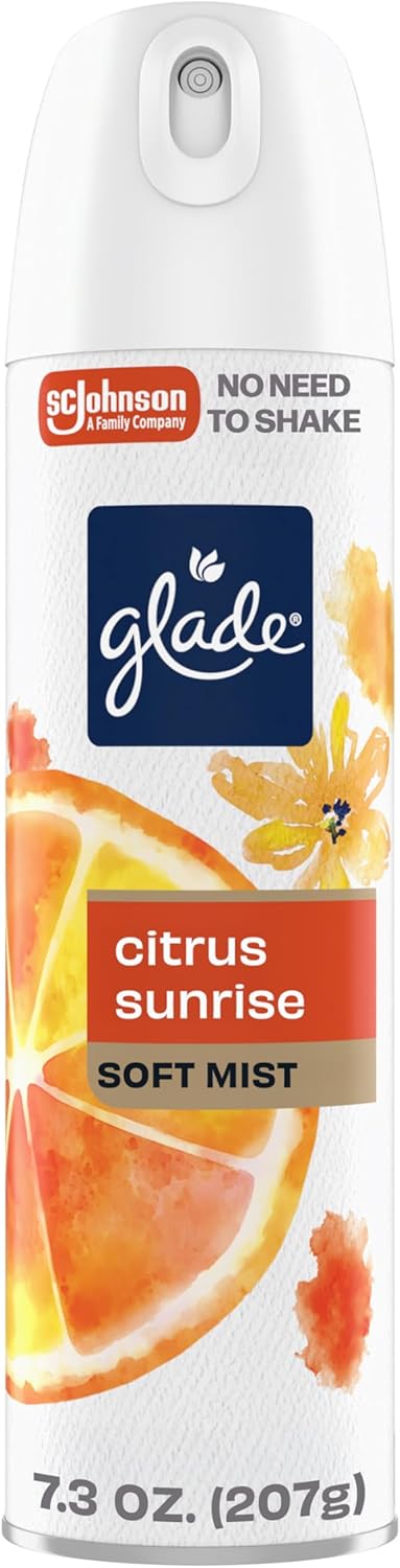 Glade Soft Mist Air Freshener Room Spray, Citrus Sunrise, 7.3oz., 1 count