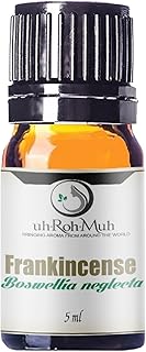 Frankincense Neglecta Essential Oil - Steam Distilled Boswellia Neglecta, Resin Oil, Warm Woody Aroma Base Note for Aromatherapy, Skincare, Massage, and DIY Cosmetic Blends - Ethiopia - 5 ml