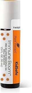 Plant Therapy Immune Boom KidSafe Essential Oil Blend Pre-Diluted Roll-On 10 mL (1/3 oz) Ready to Use, Made with Pure Essential Oils and Fractionated Coconut Oil