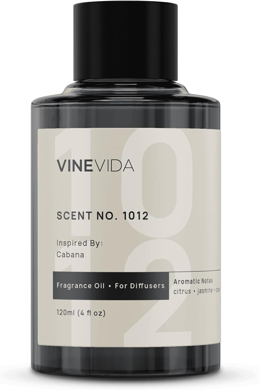 VINEVIDA [4 Fl Oz] Hotel Diffuser Oil | Scent No.1012 Inspired by Ritz Carlton Hotel | Waterless Cold Air Scent Refill | Diffuser Essential Oils - Home Luxury Scents