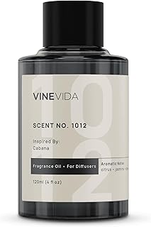 VINEVIDA [4 Fl Oz] Hotel Diffuser Oil | Scent No.1012 Inspired by Ritz Carlton Hotel | Waterless Cold Air Scent Refill | Diffuser Essential Oils - Home Luxury Scents