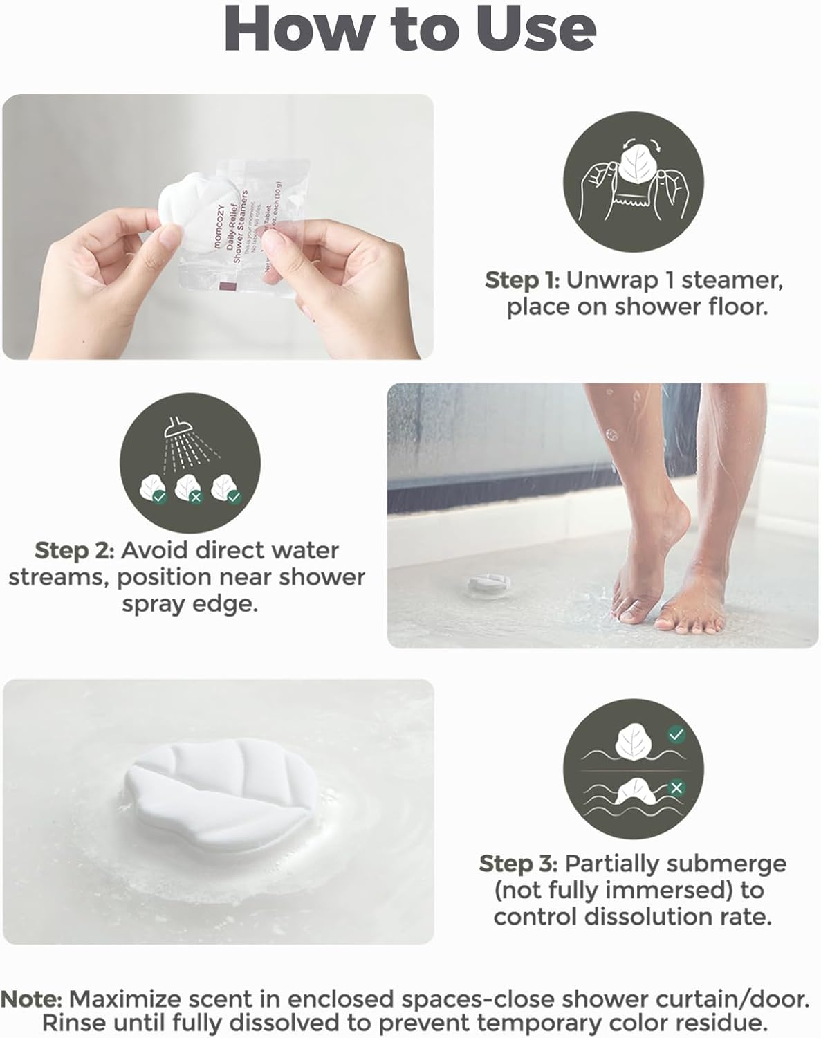 Momcozy 14 Pack Shower Steamers, Mothers Day Gifts, Self Care for Women, Bridal Shower, Aromatherapy with Natural Peppermint & Eucalyptus Essential Oil, Relaxation, Long-Lasting, Ideal Spa Gifts