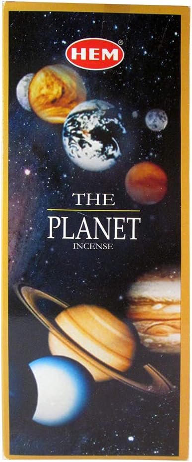 The Planet - Box of Six 20 Gram Tubes - HEM Incense