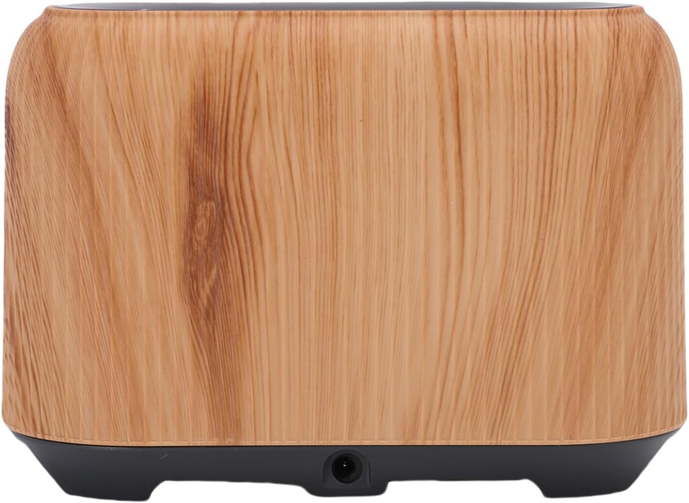 VBESTLIFE 3D Flame Diffuser for Essential Oils, 150ml Ultrasonic Diffusers with Cool Mist, Small Humidifier for Home, Office, Bedroom (Light Wood Grain)