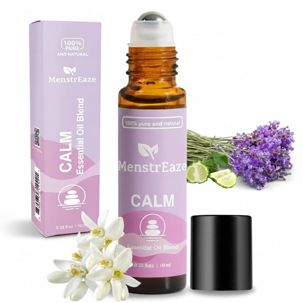 Natural Calm Essential Oil Roll On with Lavender