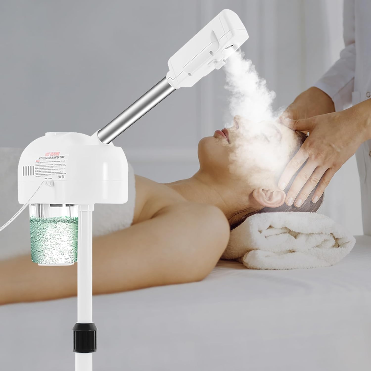 Professional Facial Steamer, 4 in 1 Hot Mist Face Steamer for Home Salon