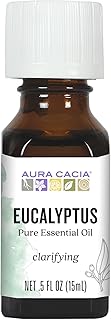 Aura Cacia Pure Essential Oil, Eucalyptus, 0.5 Fluid Ounce