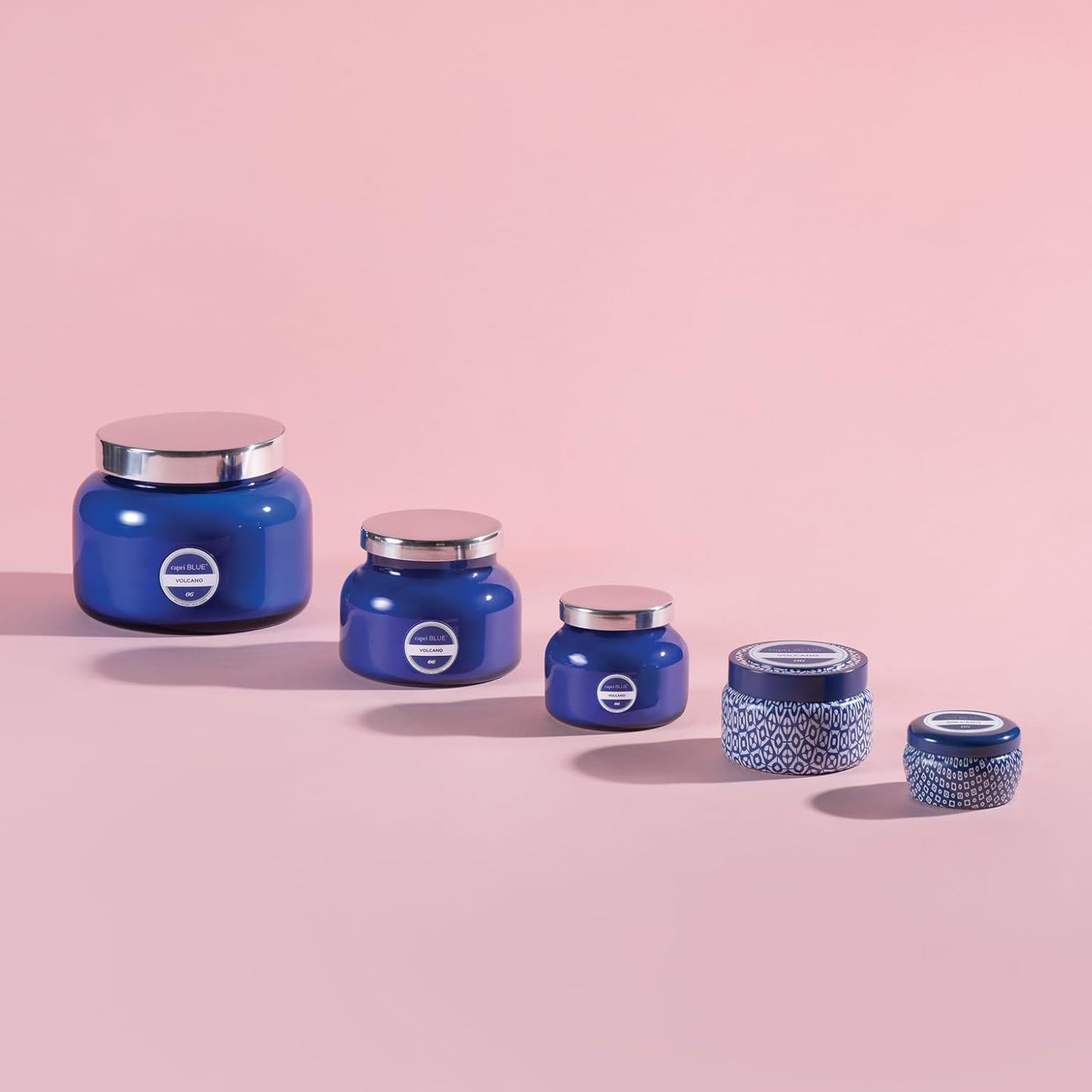Capri Blue Signature Jar Candles - Long Lasting Soy Wax Blend - Luxury Tropical Scented Candles - Comes in Blue Decorative Glass Jar (Aloha Orchid, 8 oz)
