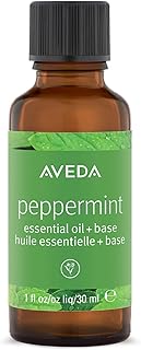 Aveda Peppermint Essential Oil + Base | Refreshing Aroma | for Body & Bath, 1 Fl Oz