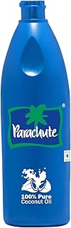 Parachute 100% Pure and Natural Unrefined Coconut Oil | No Chemicals & Added Preservatives | 18.8 fl oz