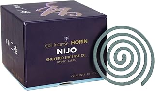 Shoyeido Incense Coils, Nijo (Avenue of the Villa) 1set