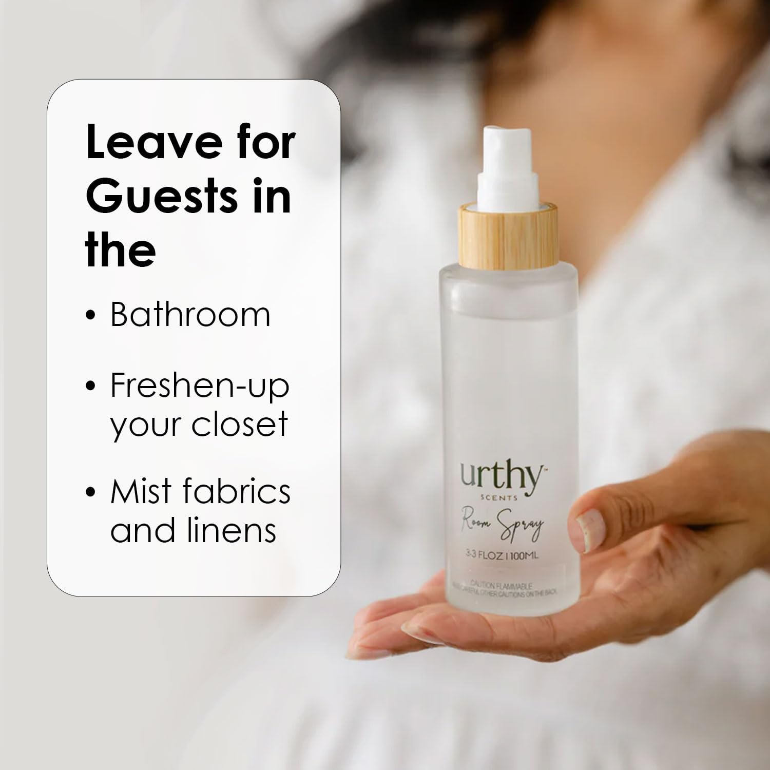 Room and Linen Sprays, Room Air Freshener Spray, Long Lasting Air Freshener Spray for Home and Bathroom, Refreshing Bed Linen Spray, Essential Oil Natural Fabric Spray (Ocean Sea Salt)