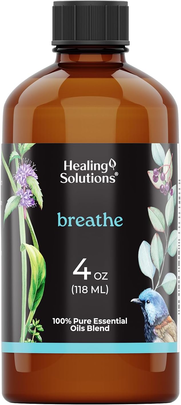Healing Solutions Breathe Blend Essential Oil - 4 Fluid Ounces