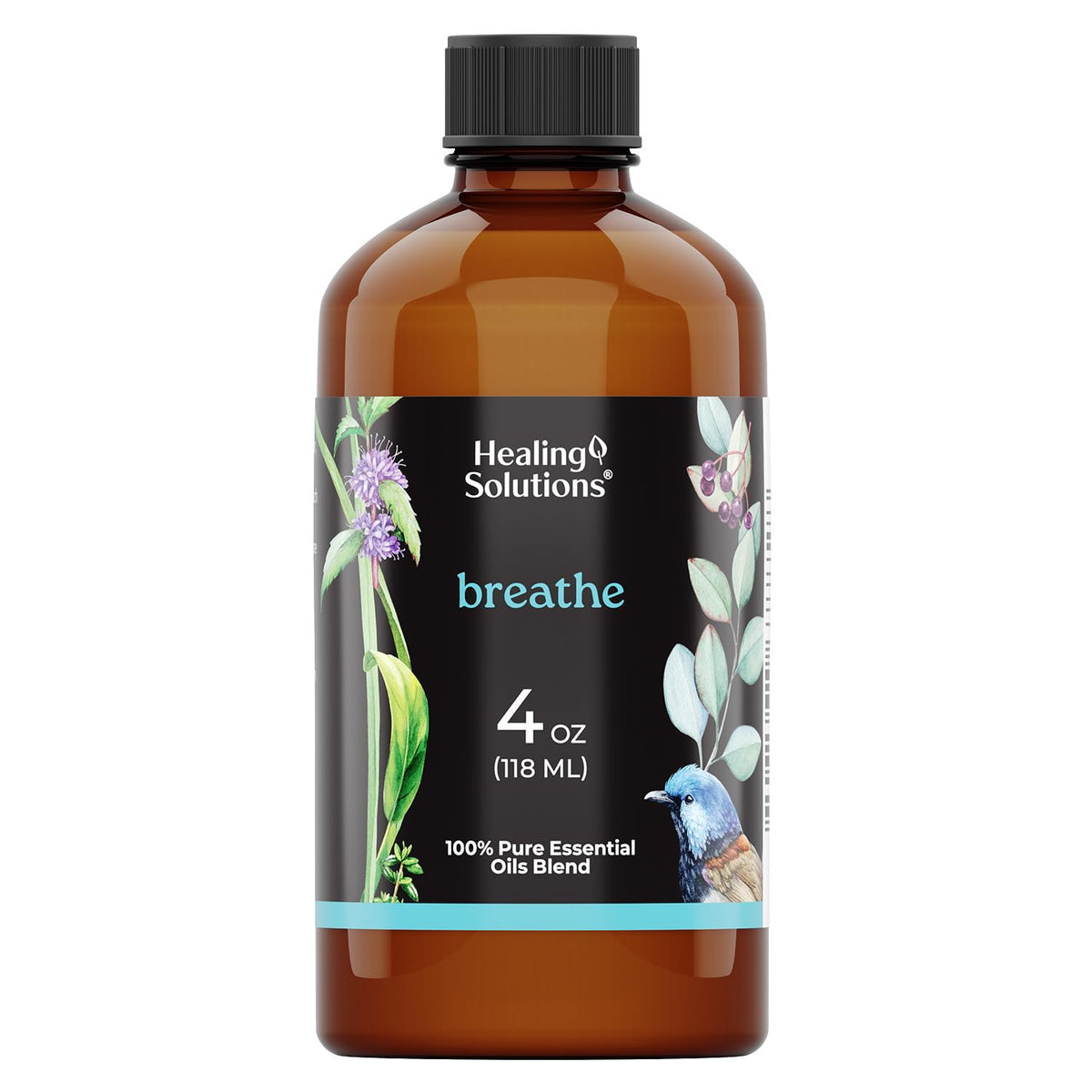 Healing Solutions Breathe Blend Essential Oil - 4 Fluid Ounces