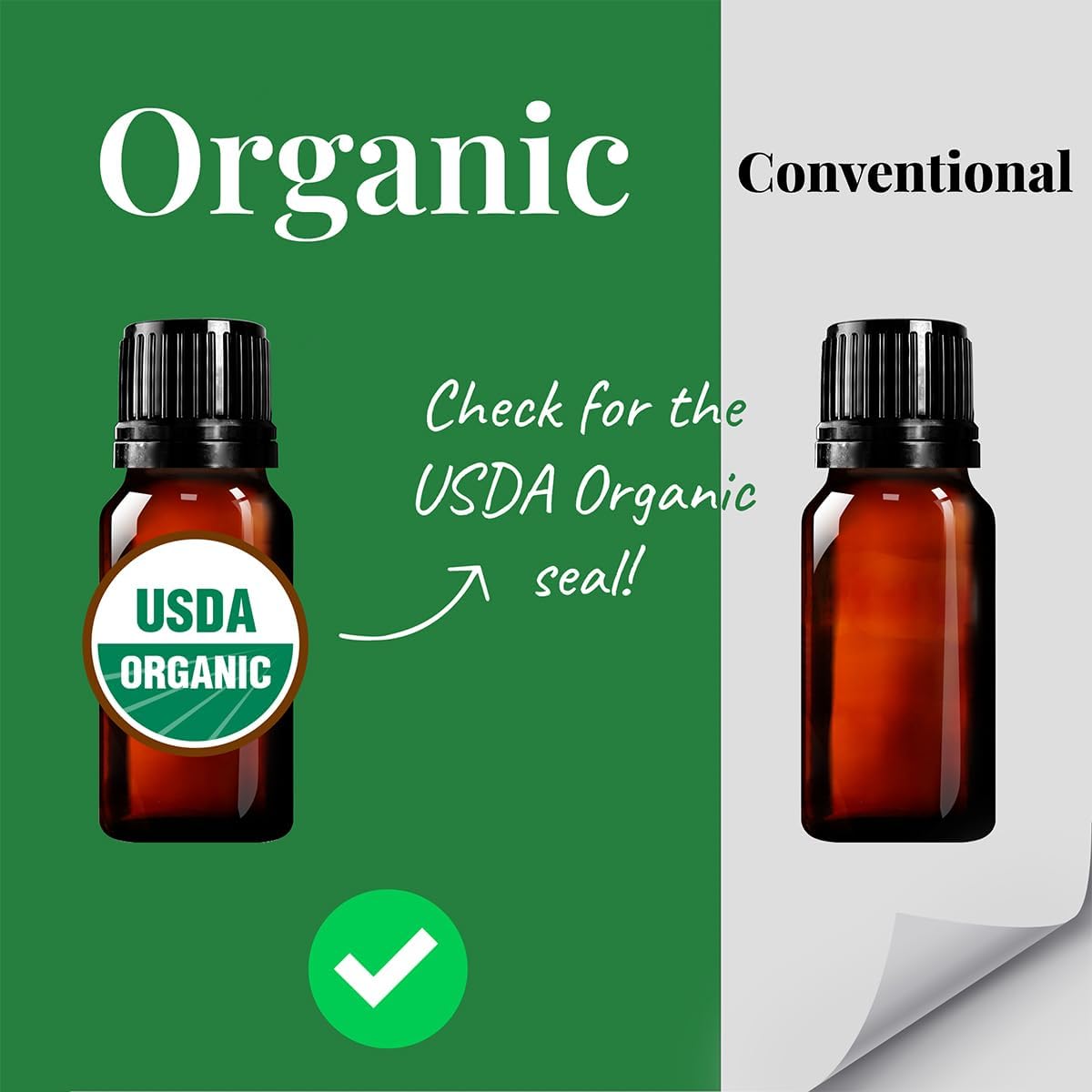 Premium USDA Organic Lavender Essential Oil - 100% Pure Natural Undiluted, for Aromatherapy Diffuser, 10ml