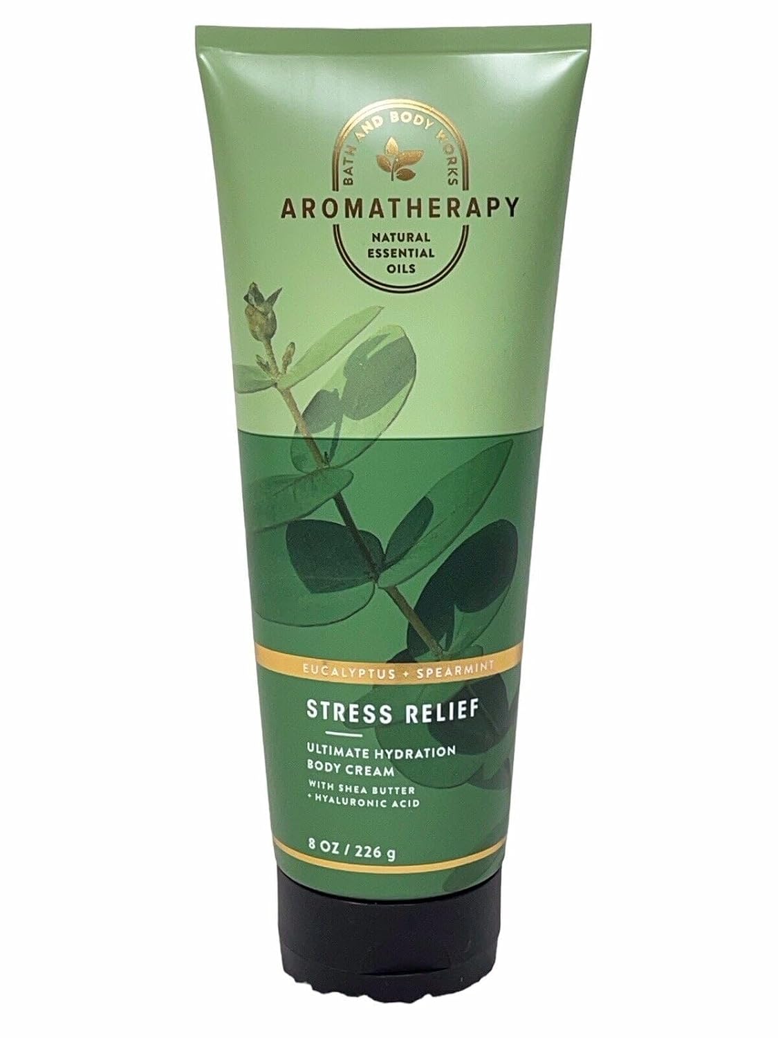 Bath & Body Works Aromatherapy Eucalyptus & Spearmint Body Cream with Natural Essential Oils 8 Ounce (Eucalyptus & Spearmint)