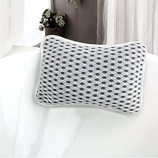 Luxury Bath Pillows for Tub, Slip Resistant Waterproof Bath Pillows for Tub Neck and Back Support with 2 Strong Suction Cups, Relaxing Spa Essentials