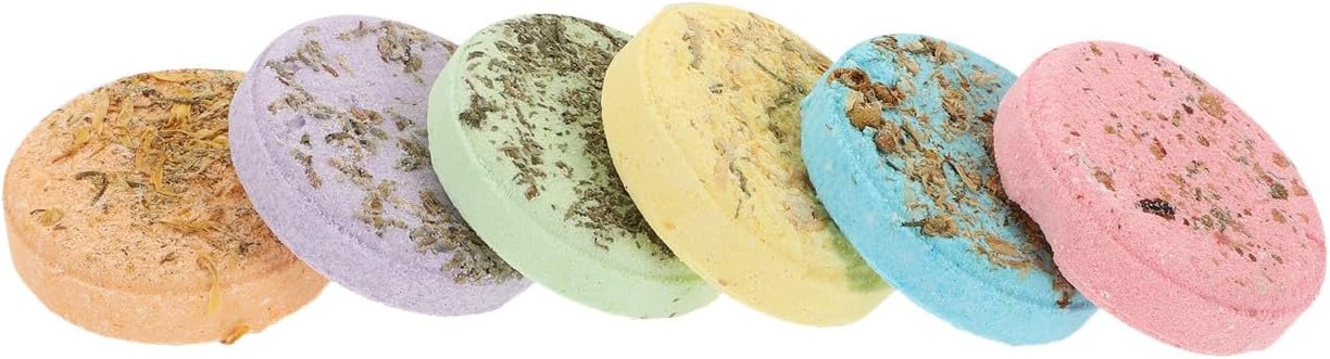 CALLARON 6Pcs Aromatherapy Steam Sheets for Home Bathroom Moisturizing Bathing Pieces Relaxing Shower Steamers Suitable for Skin Types