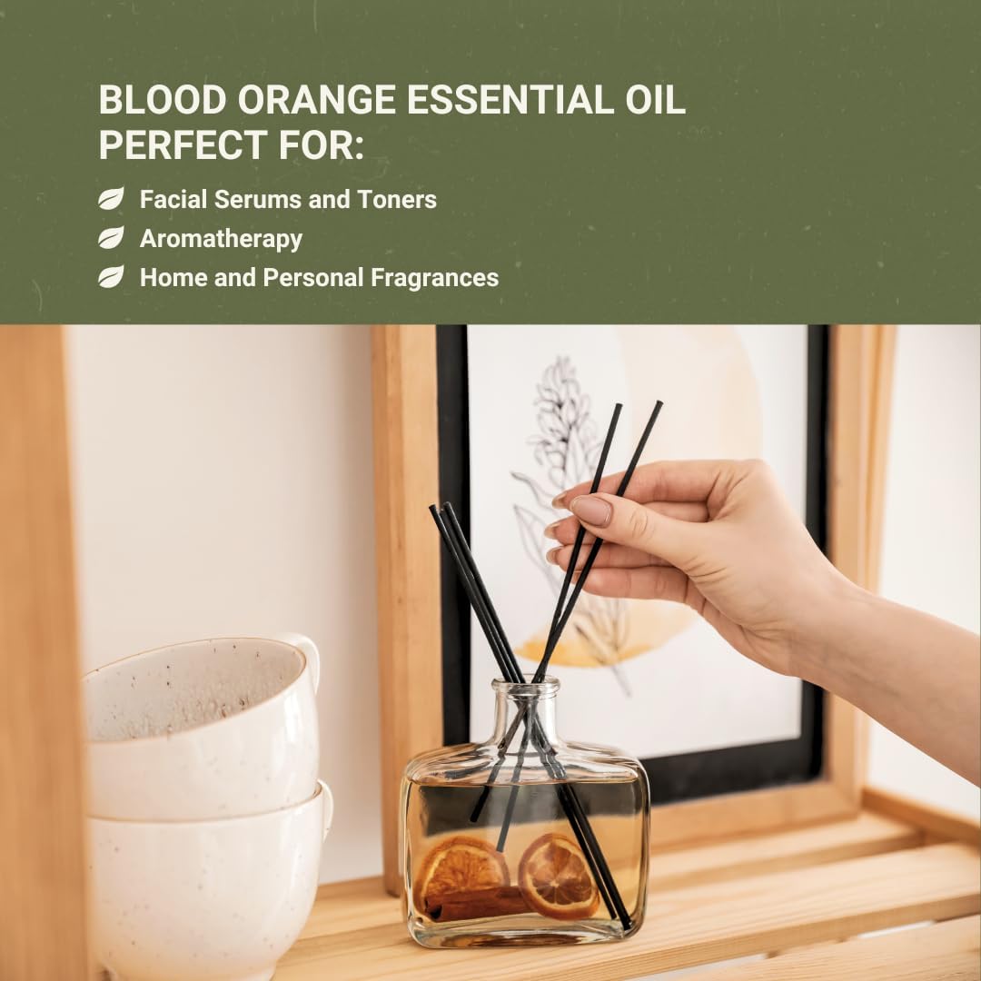Blood Orange Essential Oil - Direct from Citrusmade in Sicily - Pure Essential Oil for Diffusers and Aromatherapy - Natural Citrus Scent | 100% Pure Therapeutic Grade (2lbs)