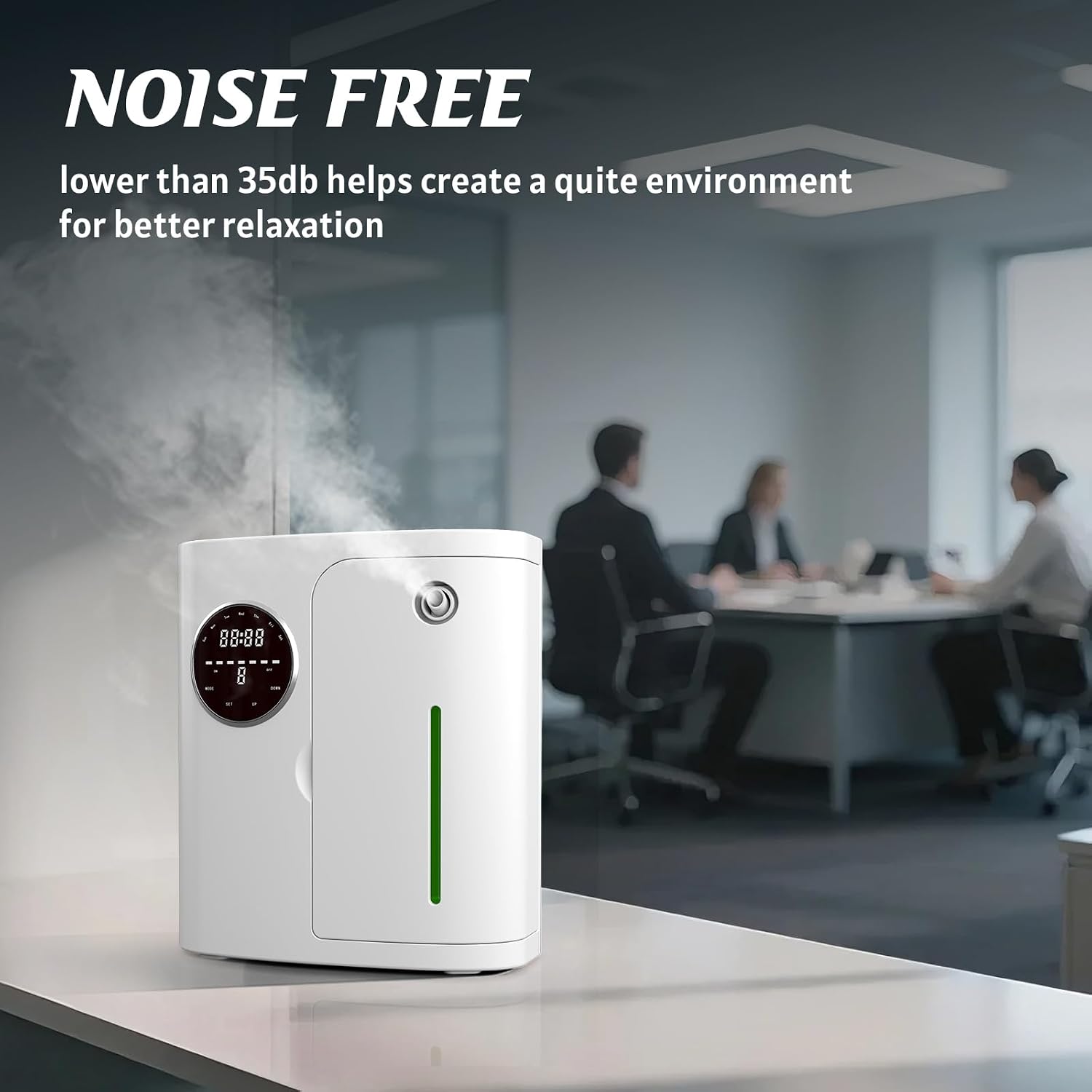 Waterless Diffuser, 2500 Sq.Ft Coverage, Essential Oil Diffusers, Plug in Scent Air Machine with App Control, 160ML, House Warming Gift Ideas for New Home, Large Room, Office, Hotel, White