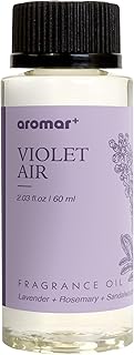 Aromar+ Fragrance Oil – Violet Air – Luxury Hotel Scent Experience with Lavender, Rosemary & Sandalwood – for Waterless Diffusers – Long-Lasting Home Aroma – 2oz/60mL