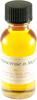 Frankincense & Myrrh Scented Body Oil Fragrance [Regular Cap - Brown - 1 oz.] - ID#6322