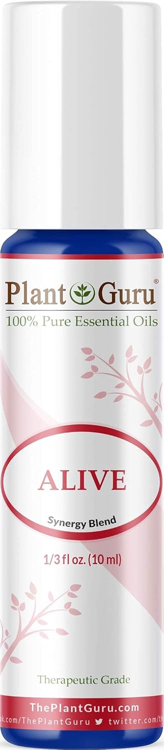 Alive Essential Oil Blend Roll On 10 ml 100% Pure Pre-Diluted Therapeutic Grade.