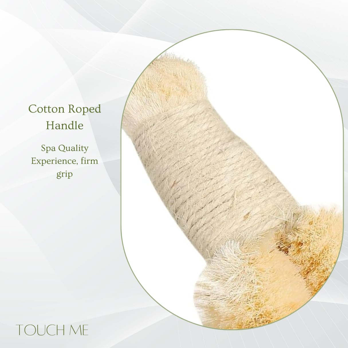 Touch Me All Natural Spa Sisal Dry Skin Brush – Premium Quality 9” Exfoliating Body Brush for Lymphatic Massage, Circulation & Glowing Smooth Skin