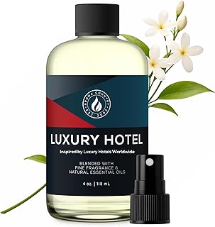 Aroma Country Ritzy Luxury Hotel Diffuser Oil - Luxury Hotel Scent for Diffuser & Air Fresheners - Essential Oil Diffuser Refill, Home Fragrance Collection with Gardenia & Amber (4 Fl. Oz)