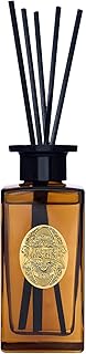 M&SENSE 6.3 oz Large Reed Diffuser Set | Tobacco Teakwood Scent Oil Diffuser with Sticks | Hotel Collection Non-Toxic Essential Oil |for Bedroom Bathroom Living Room