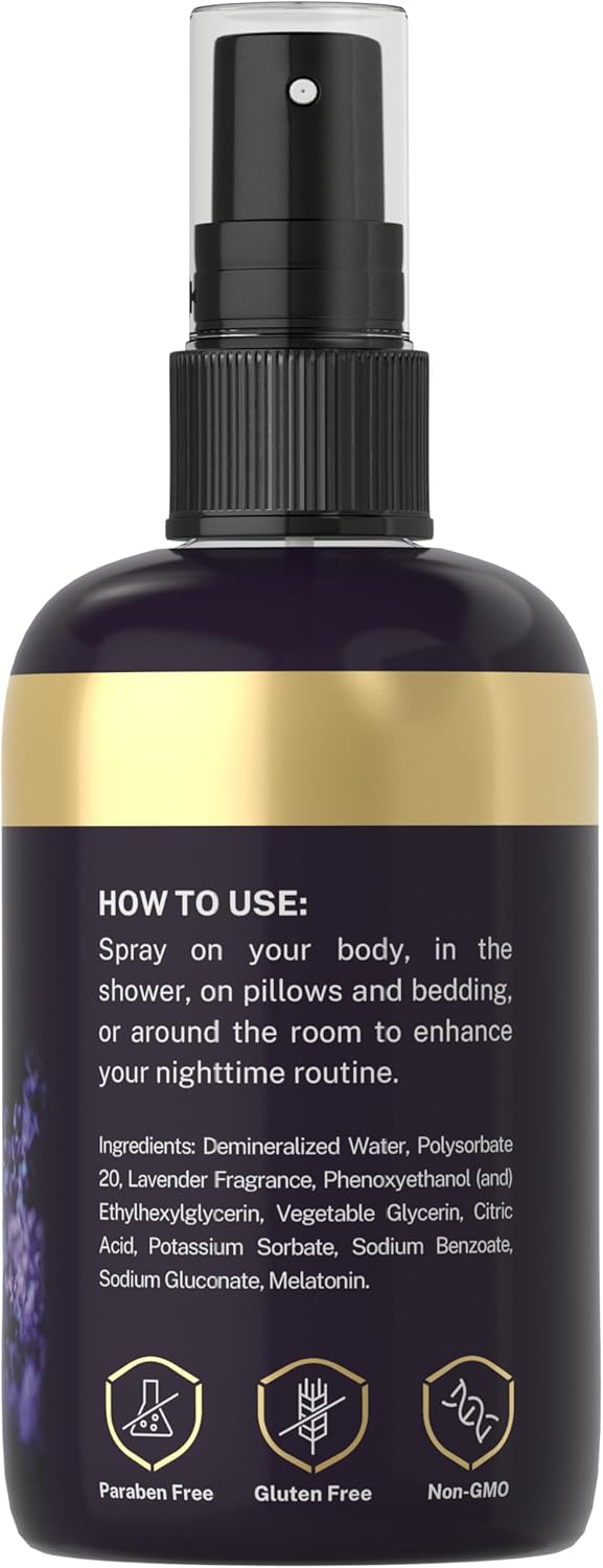 Doctor's Way Sleep Spray 8 fl oz | 3 Pack | with Lavender & Melatonin | Fragrance Pillow Spray | Non-GMO, Gluten Free, Paraben Free
