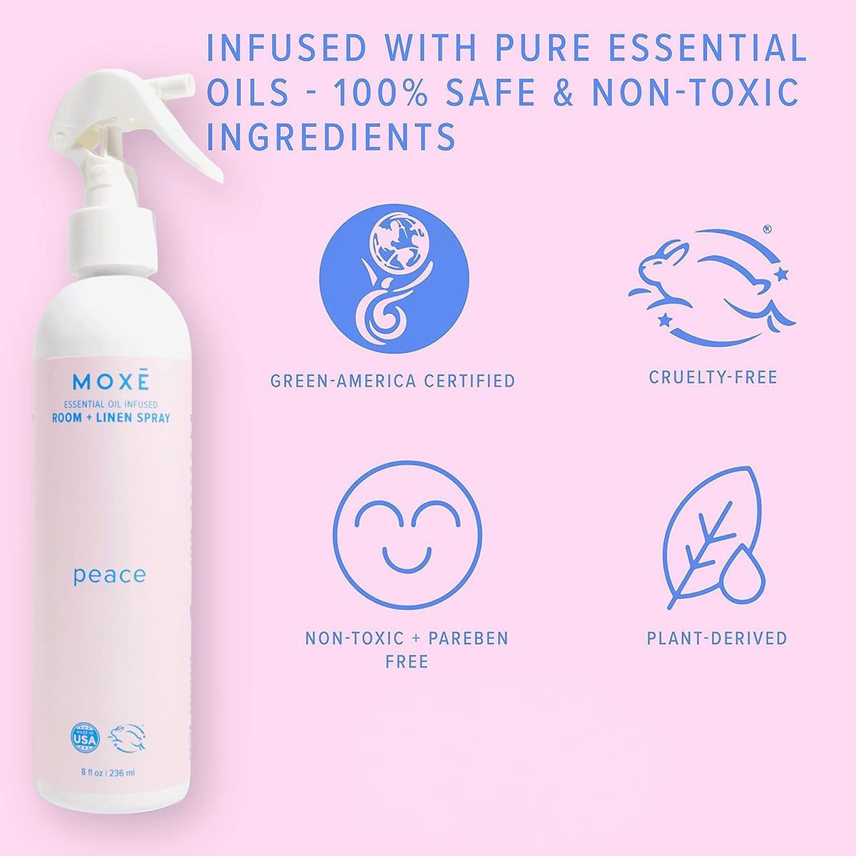 MOXE Peace Linen & Room Spray