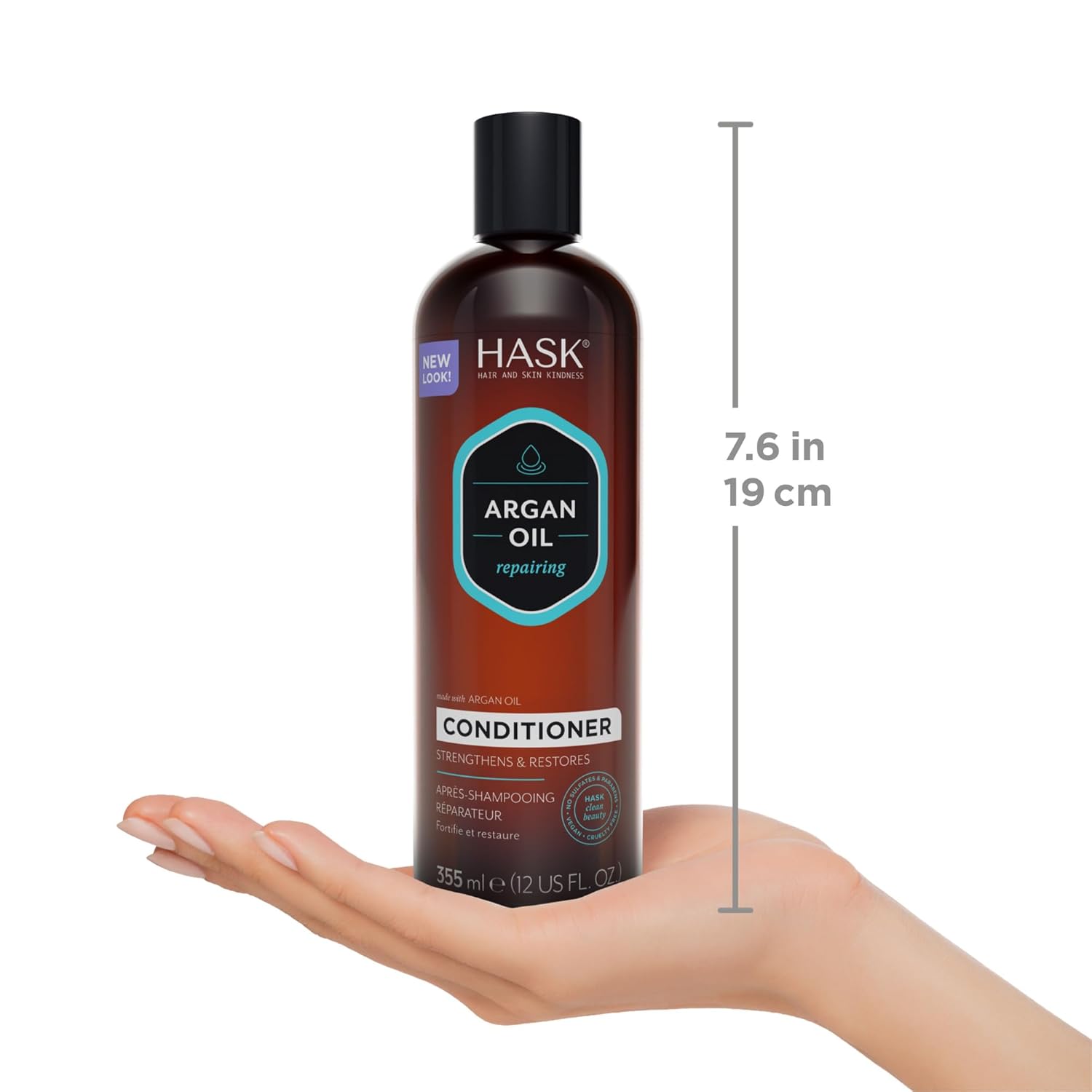 HASK Argan Oil Repairing Conditioner, 12 Fl Oz