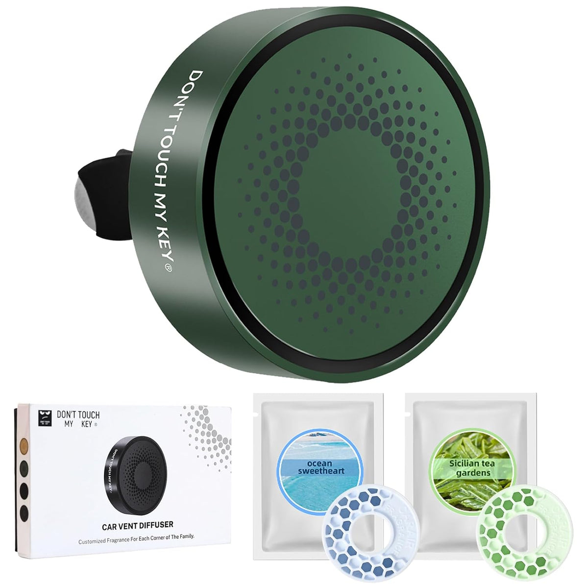 Car Diffuser Air Freshener Vent Clip Aluminum Aroma Diffuser Long Lasting Scent Odor Eliminator Pleasant New Car Smell Scent