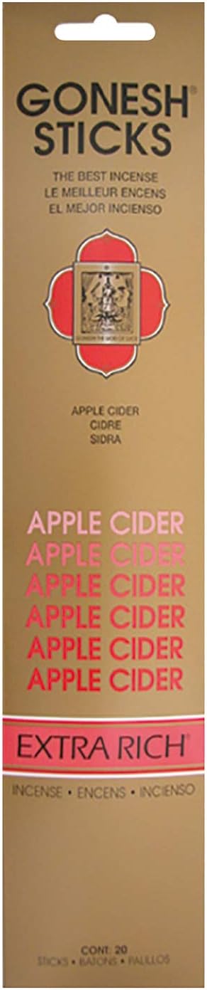 Gonesh GOXRAC Extra Rich Collection Apple Cider Incense Sticks