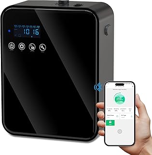 Corded Waterless Essential Oil Diffuser for Home, Hotel Collection Diffuser, 2500 Sq.Ft of Coverage, 250ml Capacity, Aromatherapy Scent Diffuser for Home, Smart Scent Air Machine