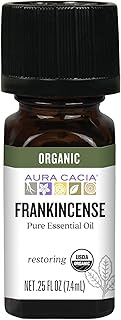 Aura Cacia Organic Frankincense Essential Oil 0.25 fl. oz.