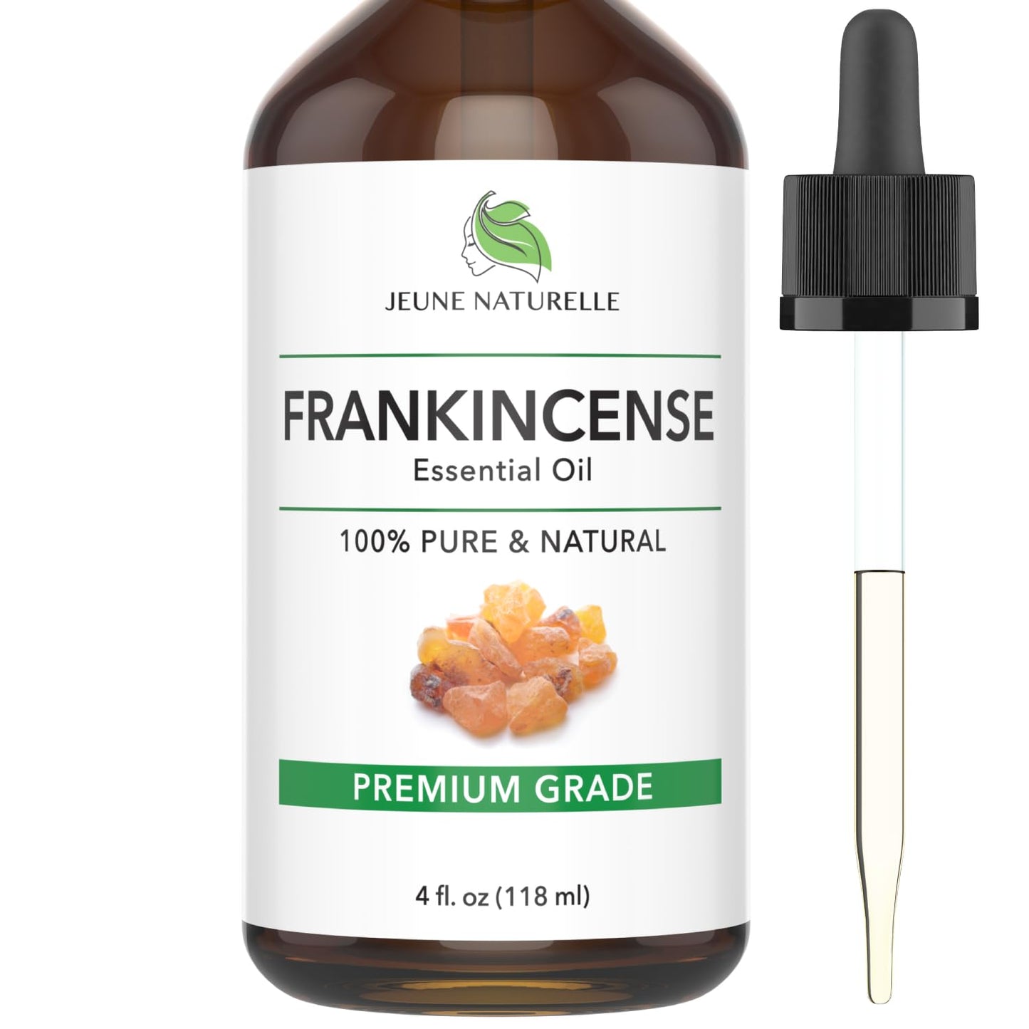 Frankincense Essential Oil - 100% Pure, Natural, Therapeutic Grade Frankincense Oil for Skin, for Body, for Hair (4 Oz)